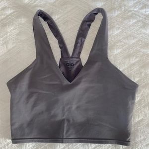 ALO YOGA REAL BRA TANK SIZE M- PURPLE